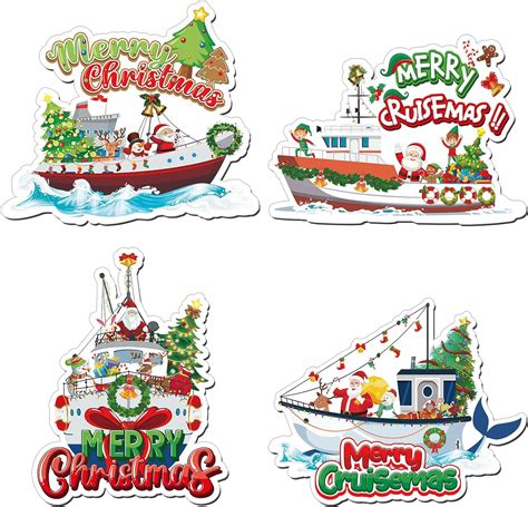 Amazon Kanayu 4 Pcs Christmas Cruise Door Magnets Decorations