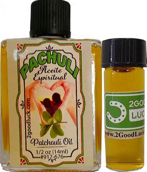 Patchouli Spiritual Oil With Dram Perfume Set Aceite Espiritual