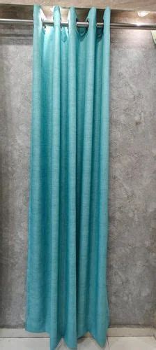 Plain Sky Blue Polyester Door Curtain Size X Feet Lxw At Rs