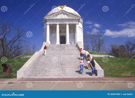 Memorial At Vicksburg National Military Editorial Stock Image Image