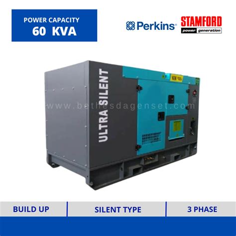 Jual Genset Silent 60 Kva Perkins Stamford Supplier Genset Surabaya