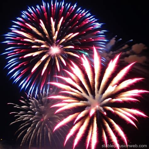 Fireworks Display Stable Diffusion Online