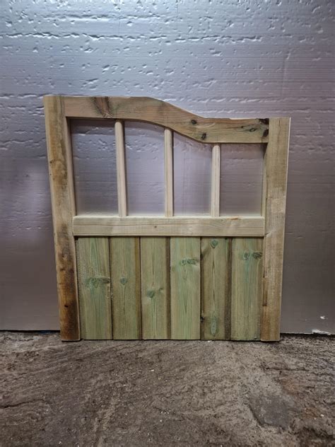 Md Carpentry Wooden Garden Gate Pressure Treated 4ft 120cm Green