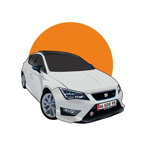 Seat Leon Vectorart Araba