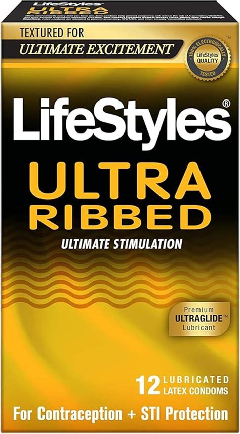 amazoncom lifestyles ultra ribbed condoms assorted  oz