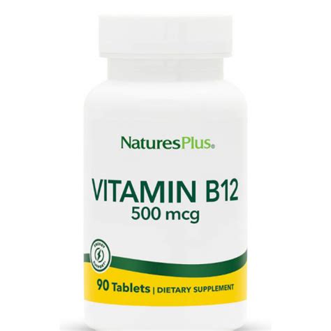Витамин Б12 Метилкобаламин – NaturesPlus - 90 табл