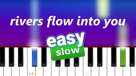 Yiruma Rivers Flow In You 100 Slow Easy Piano Tutorial Youtube