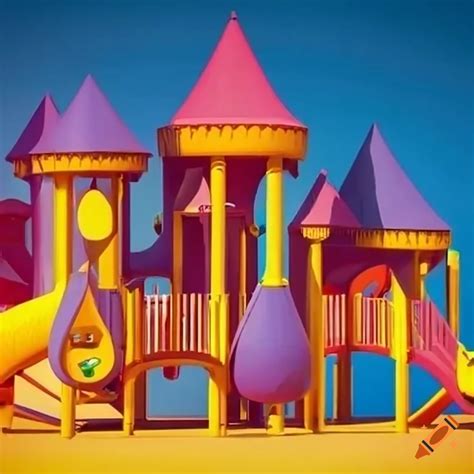 Colorful Surrealistic Playground