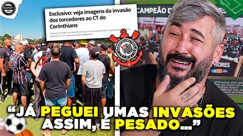 Torcida Invade Ct Do Corinthians E Cobra Jogadores Youtube