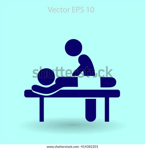 Massage Vector Illustration Stock Vector Royalty Free 414382201