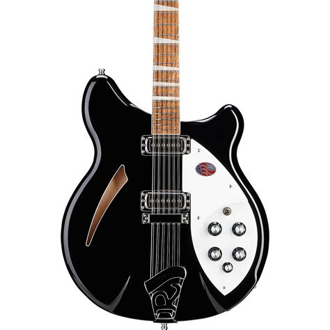 Rickenbacker 360 12-String Electric Guitar Jetglo | Musician's Friend