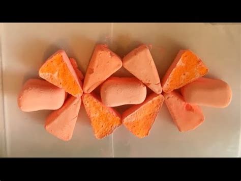 BSN NEON ORANGE PIGMENT REFORMS GYM CHALK ASMR ODDLY SATISFYING