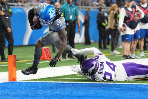 Detroit Lions Tie Franchise Record In 30 20 Win Over Minnesota Vikings Game Recap