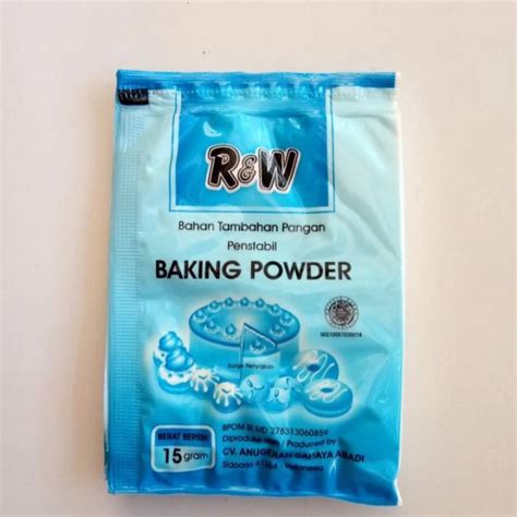 Baking Powder Baking Powder Sachet Merk Rajawali R W Kemasan 15gr