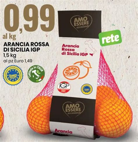 Arancia Rossa Di Sicilia Igp Kg Offerta Di Eurospin