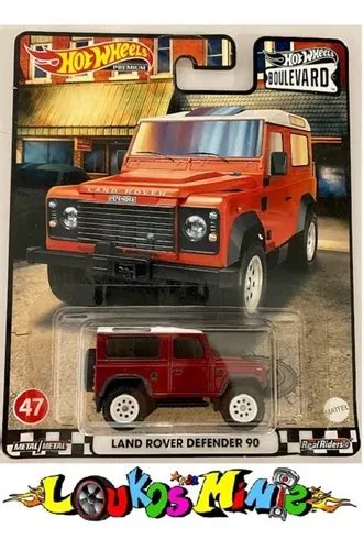 Hot Wheels Premium Boulevard Land Rover Defender Verm