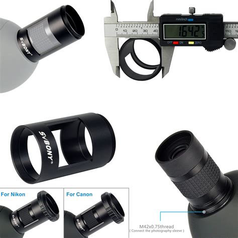 Photography Extension Tube For Spotting Scope