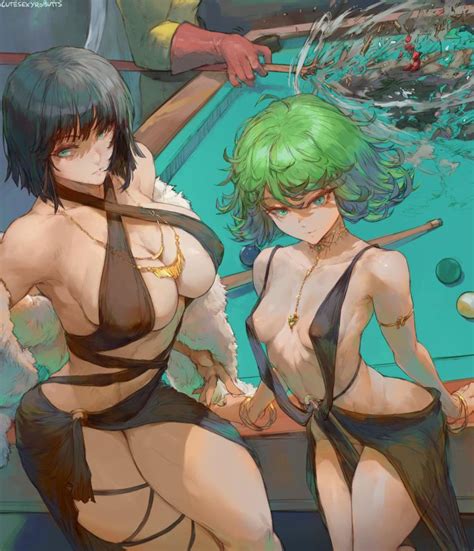 Fubuki And Tatsumaki Sexy Dress One Punch Man Hentai Blue