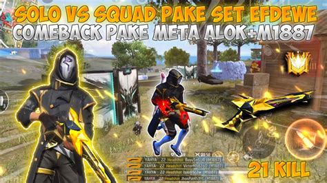 Kill Solo Vs Squad Nyamar Pakai Bundle Efdewe Ratain Dua Squad