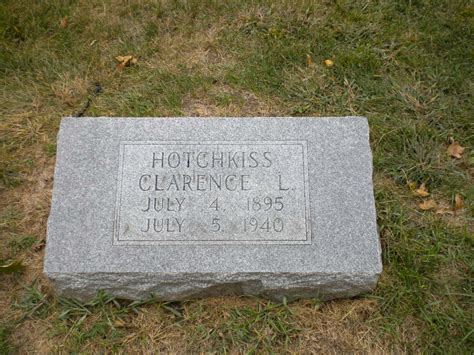 Clarence Linden Burk Hotchkiss Memorial Find A Grave