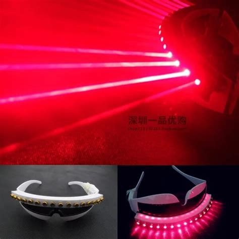 New Version Red Laser Glasses Party Night Club Laserman Glasses With ...