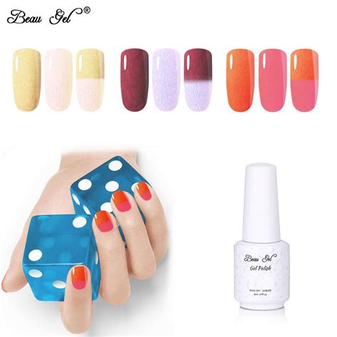 Buy Beau Gel Colour Changing Faux Fur Gel Polish Soak Off Base Top Coat