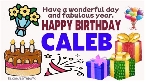 Happy Birthday CALEB gif images | Birthday Greeting | birthday.kim