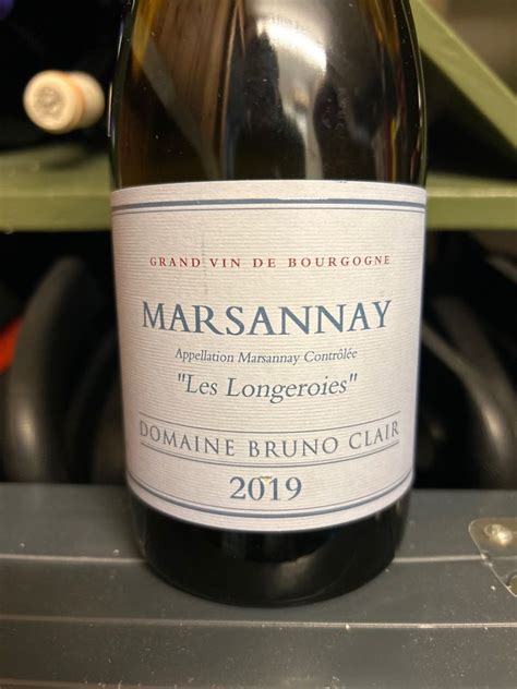 2020 Domaine Bruno Clair Marsannay Les Longeroies Blanc France