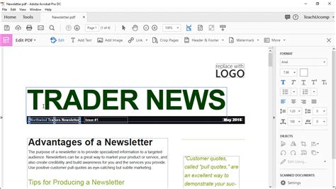 Edit Text In Acrobat Pro Dc Instructions And Video Lesson