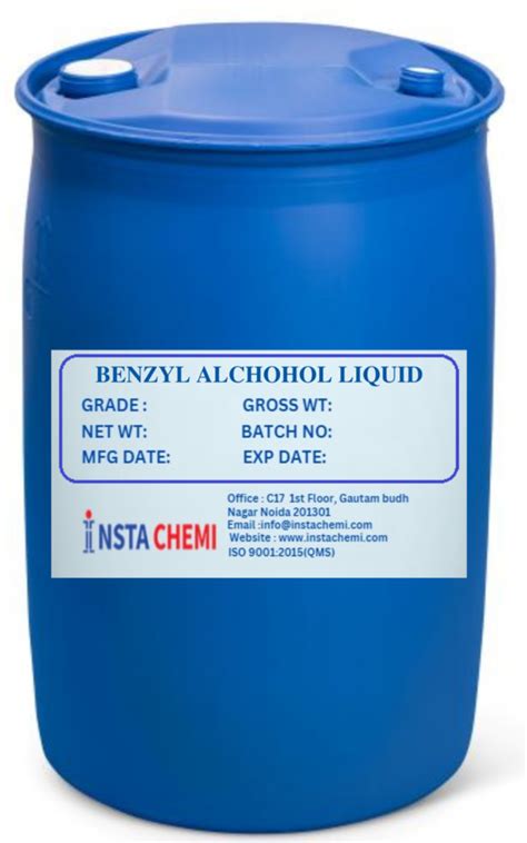 Benzyl Alcohol Liquid At 98 Kg Benzyl Alcohol In Noida ID