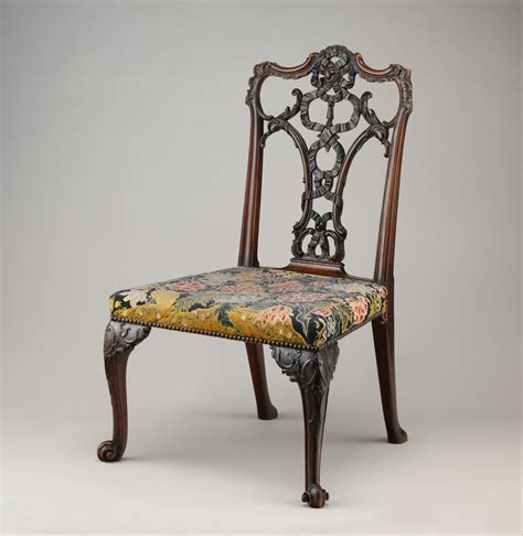 After A Design By Thomas Chippendale Side Chair One Of A Pair