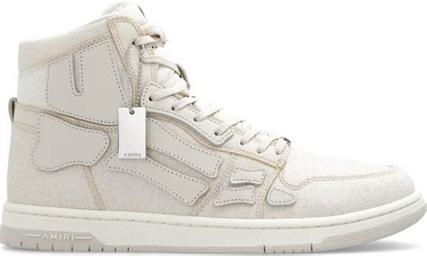 Amiri Skeleton Embellished High Top Sneakers Shopstyle