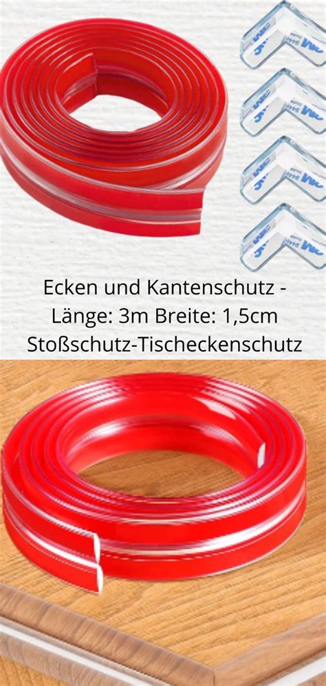 Eckenschutz Kantenschutz Zuschneidbar Inkl 4 Tischeckenschutz Und