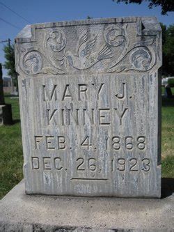 Mary J Kinney M Morial Find A Grave