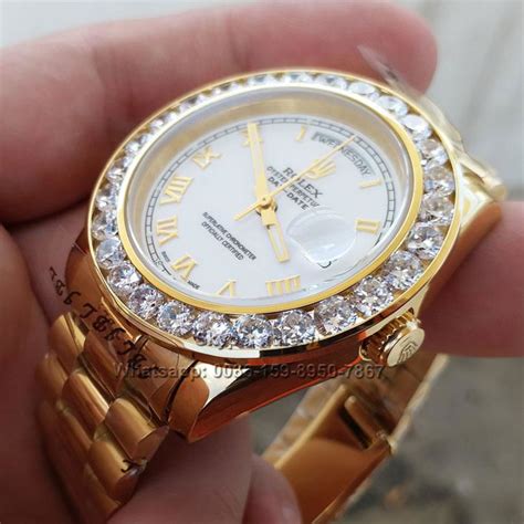 Rolex Wrists Big Diamond Bezel Couple Wrists All Colors Xd Wr8