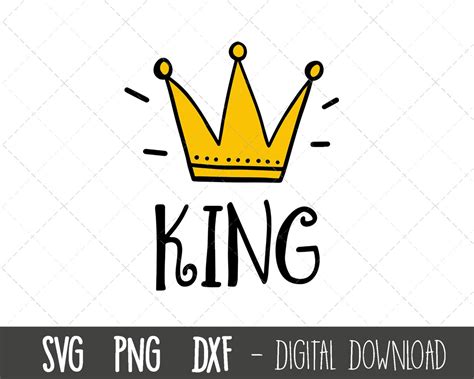 King SVG, Crown Svg, Royal SVG, Birthday King Png, King Clipart, King ...