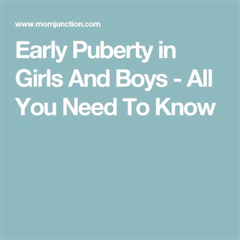 Signs And Stages Of Puberty In Girls All You Need To Know Puberty