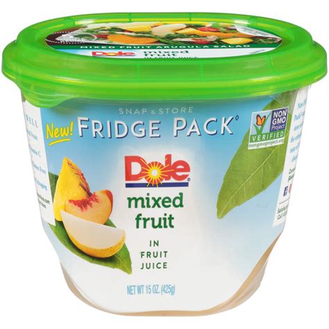 Dole Mixed Fruit In Fruit Juice Fridge Pack 15 Oz 8 Count Rocketdsd