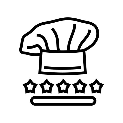 Cook Chef Review Line Icon Vector Illustration Vector Art At