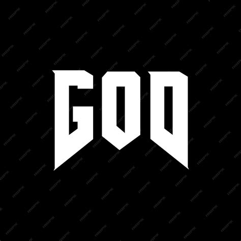 premium vector god letter logo design  technology company god logo