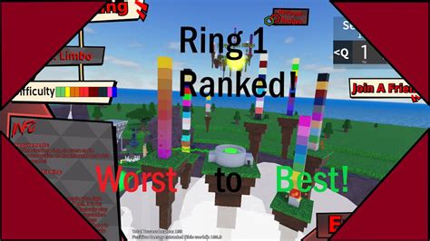 JToH Ring 1 Towers Ranked From Worst To Best YouTube