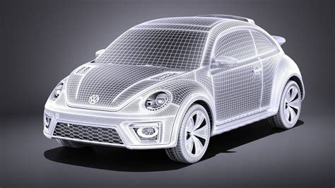 Volkswagen Beetle Dune Concept Vray D Model Cgtrader