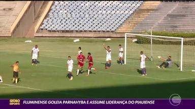 Globo Esporte Pi Fluminense Goleia Parnahyba E Assume Lideran A