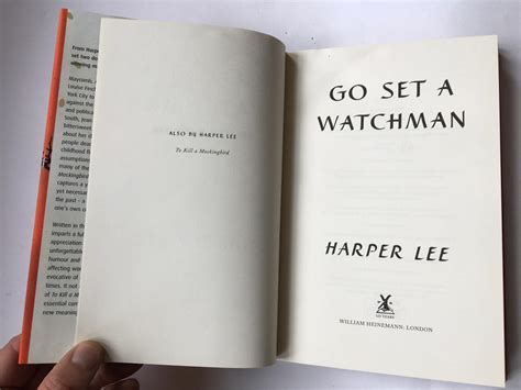 Go Set A Watchman By Harper Lee Very Good Hardcover 2015 1st Edition