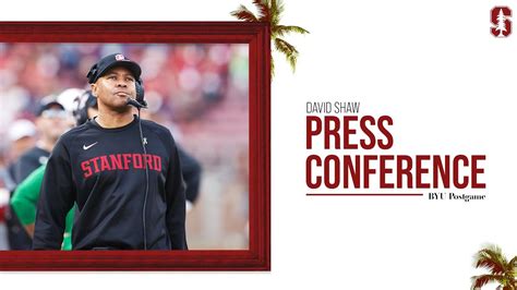 Stanford Football Postgame Press Conference Byu Youtube