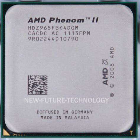 AMD Phenom II X4 965 3.4 GHz HDZ965FBK4DGM 4-Core 6M Sockel AM3 CPU ...