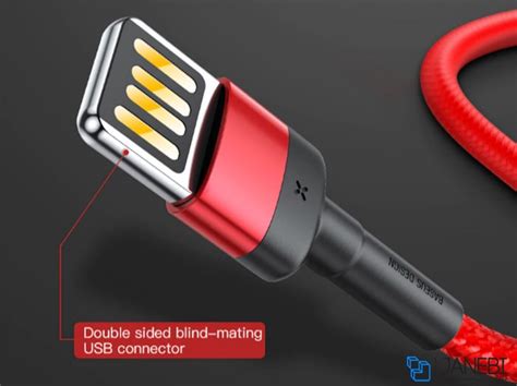 کابل شارژ لایتنینگ بیسوس Baseus Cafule Special Edition Lightning Cable ...