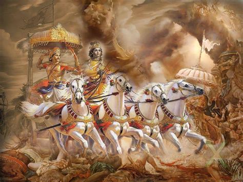 Arjuna Wallpaper Gita Bhagavad Radha Arjuna Kartika Ramananda