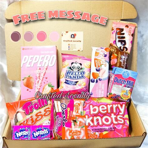 Premium Color Coded Snack Box Imported And Local Chocolates Shopee Philippines