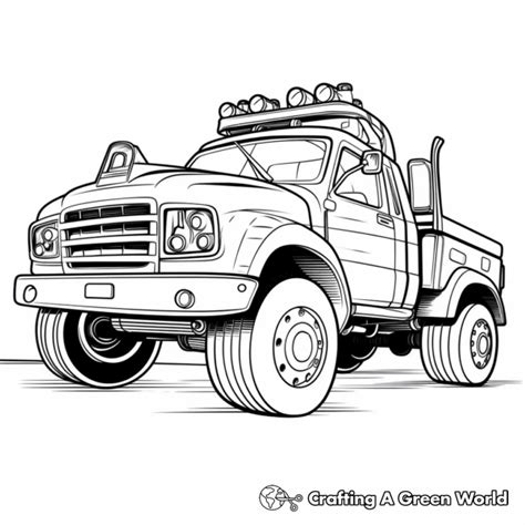 Tow Truck Coloring Pages - Free & Printable!